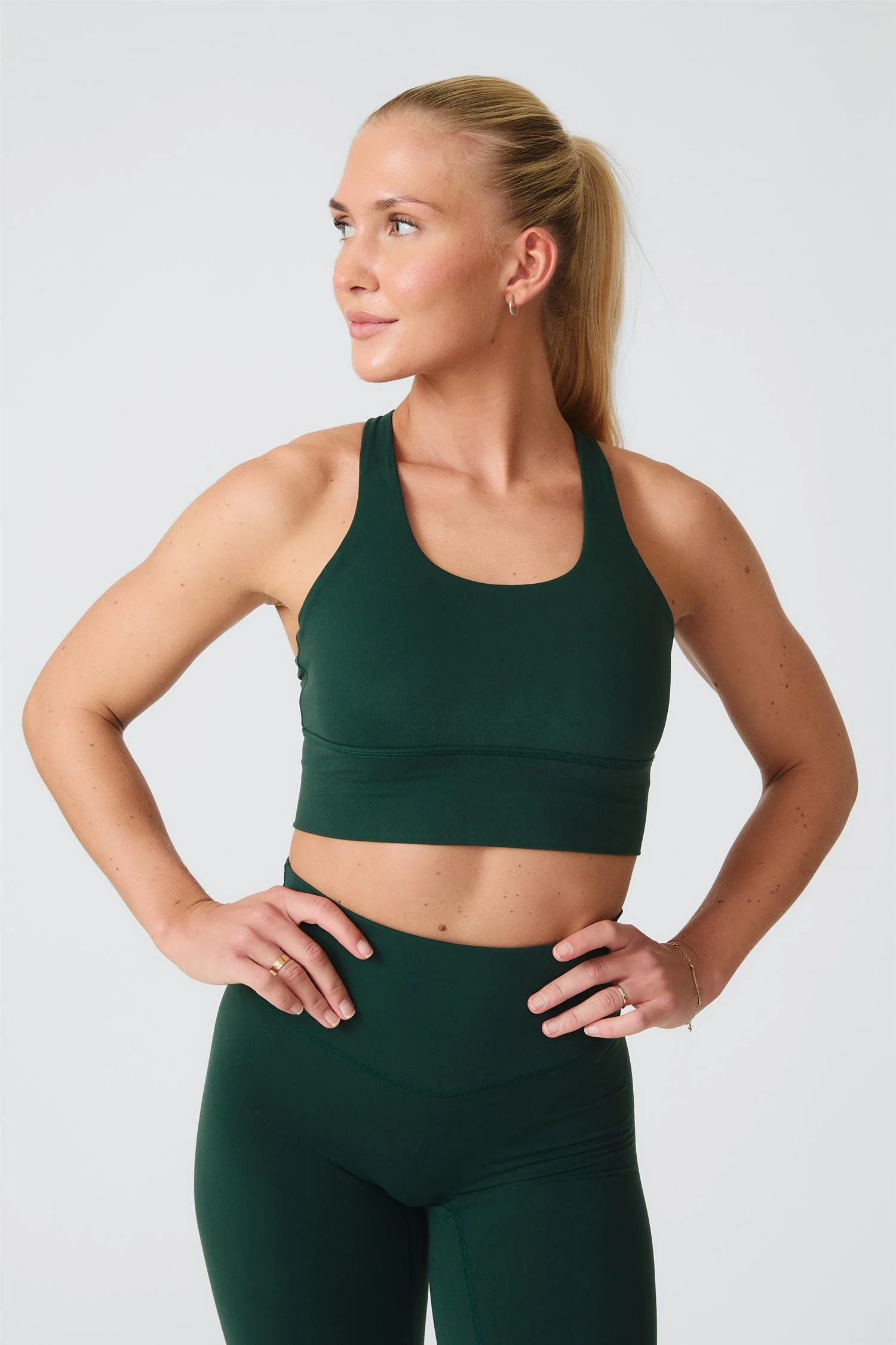 Strap Bra Dark Green - Image 4