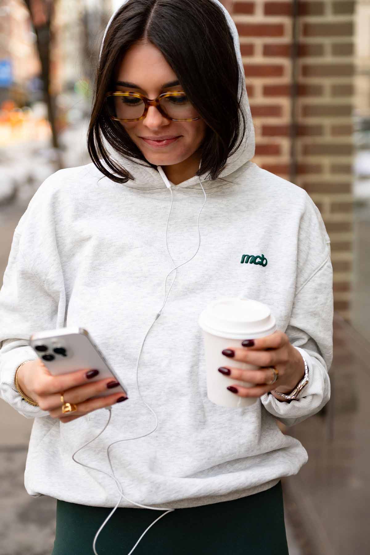 Grey Signature Hoodie - Image 6