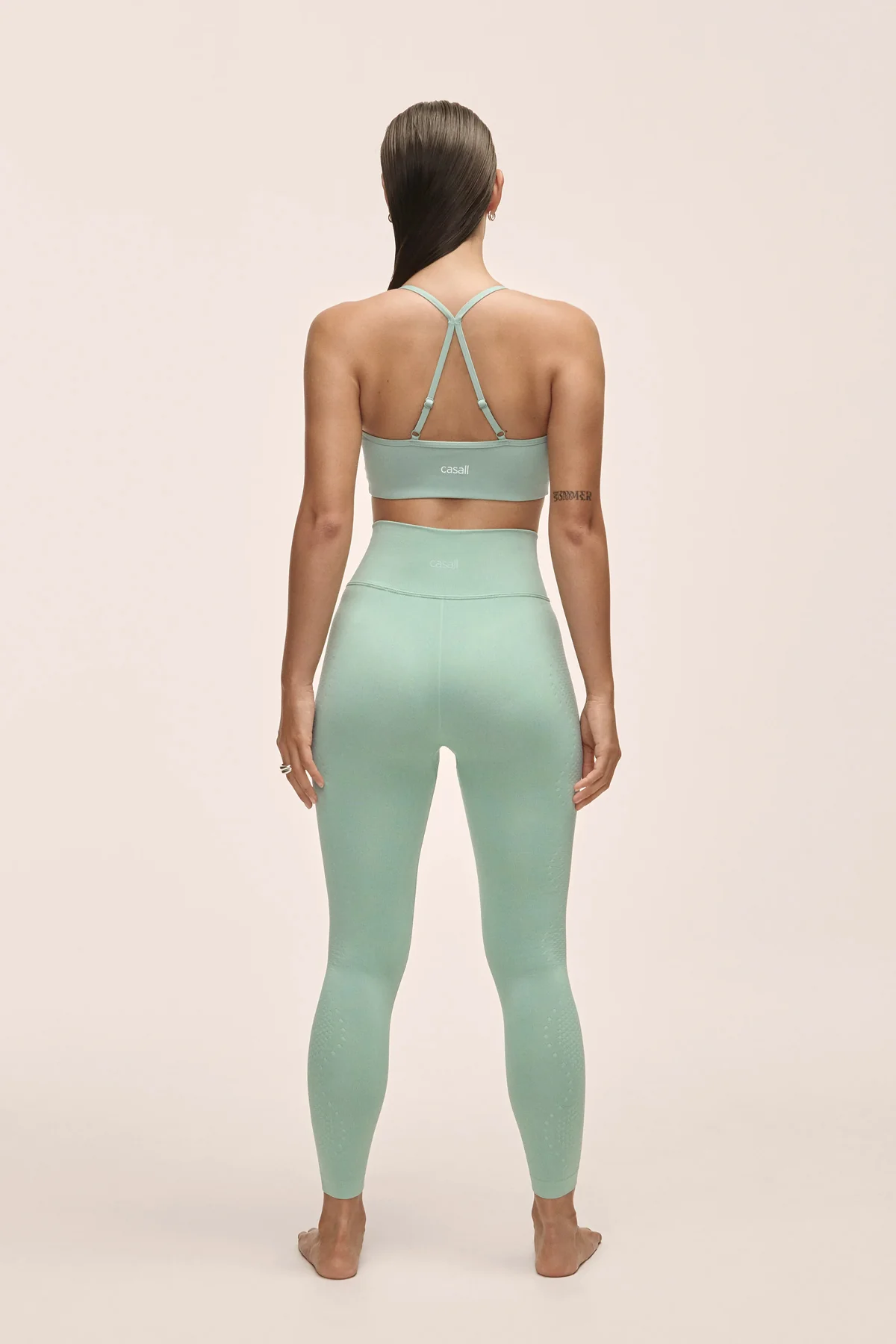Scallop High Waist Seamless Tights - Image 4