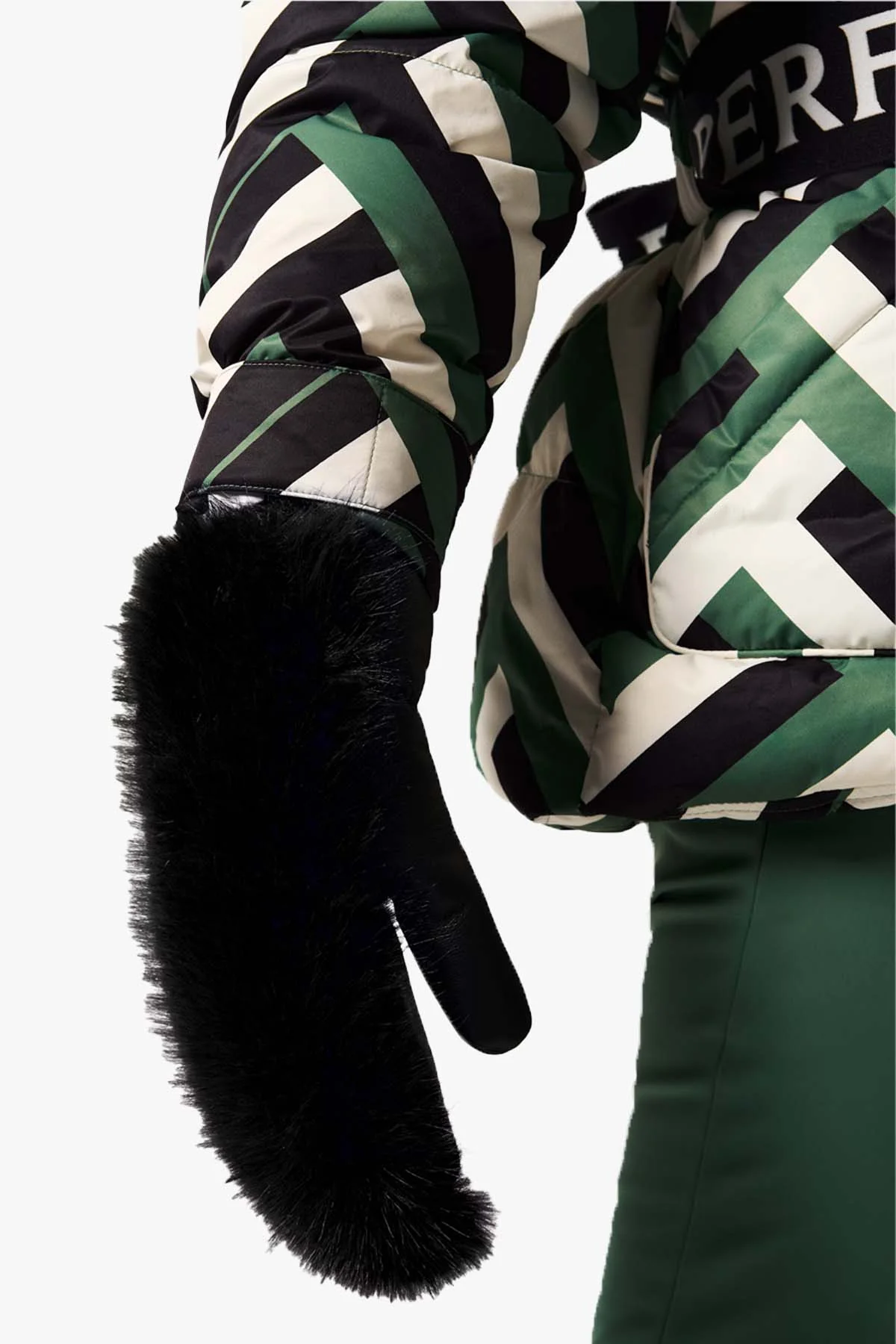 Faux Fur Mitten - Image 3