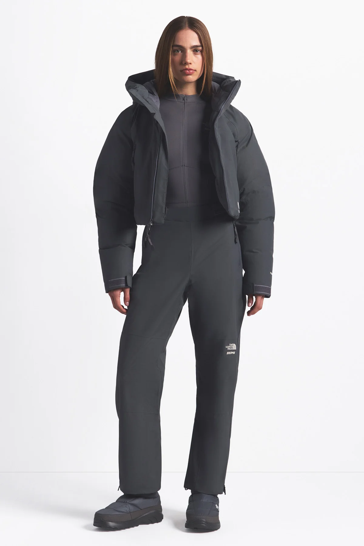 TNF X SKIMS W CROP INSULATED JACKET - Image 3
