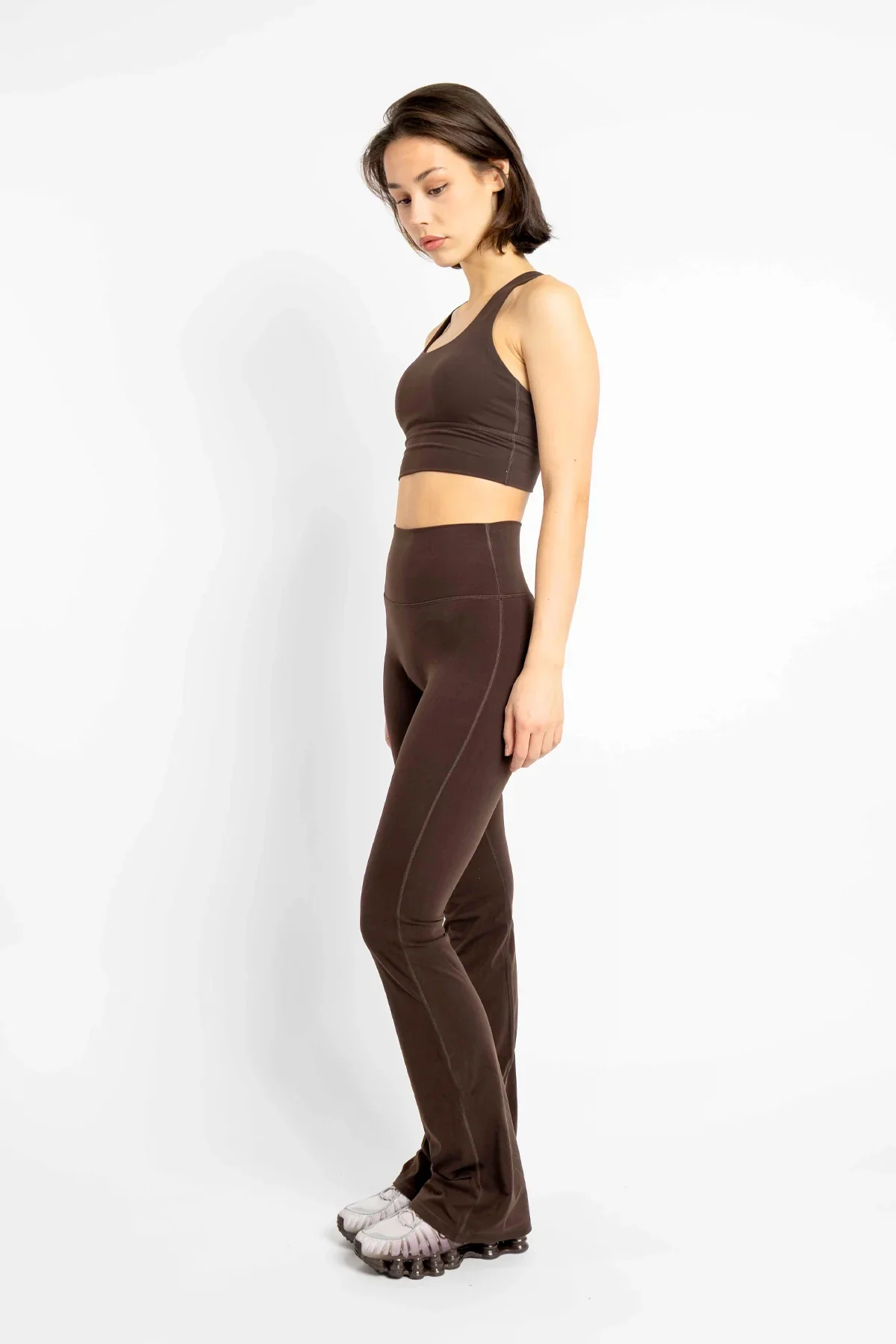 Flare tights Brown - Image 5