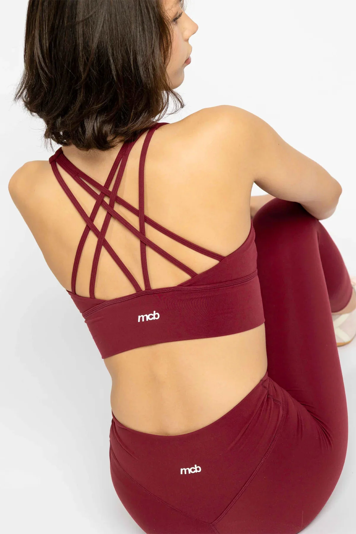 Strap bra Burgundy - Image 4