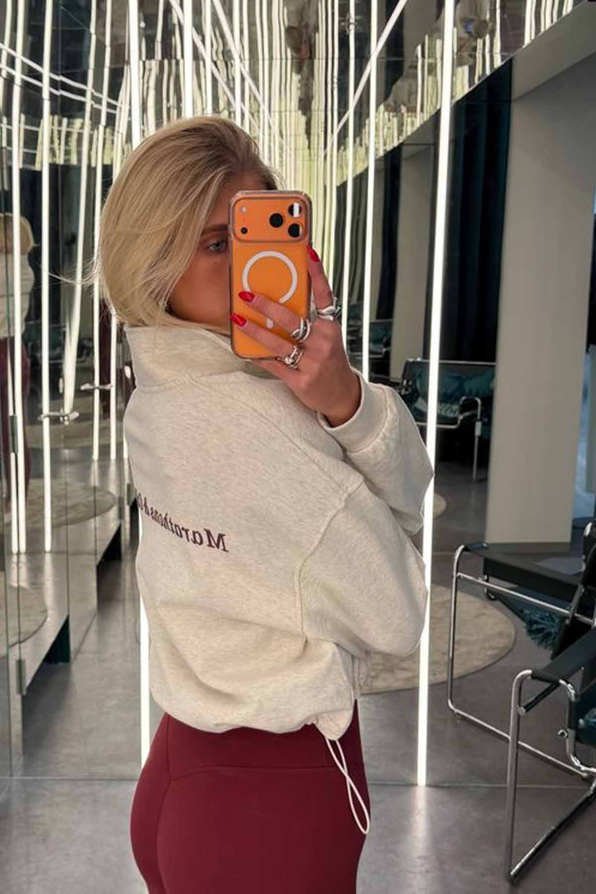 Cropped Half-Zip - Image 3