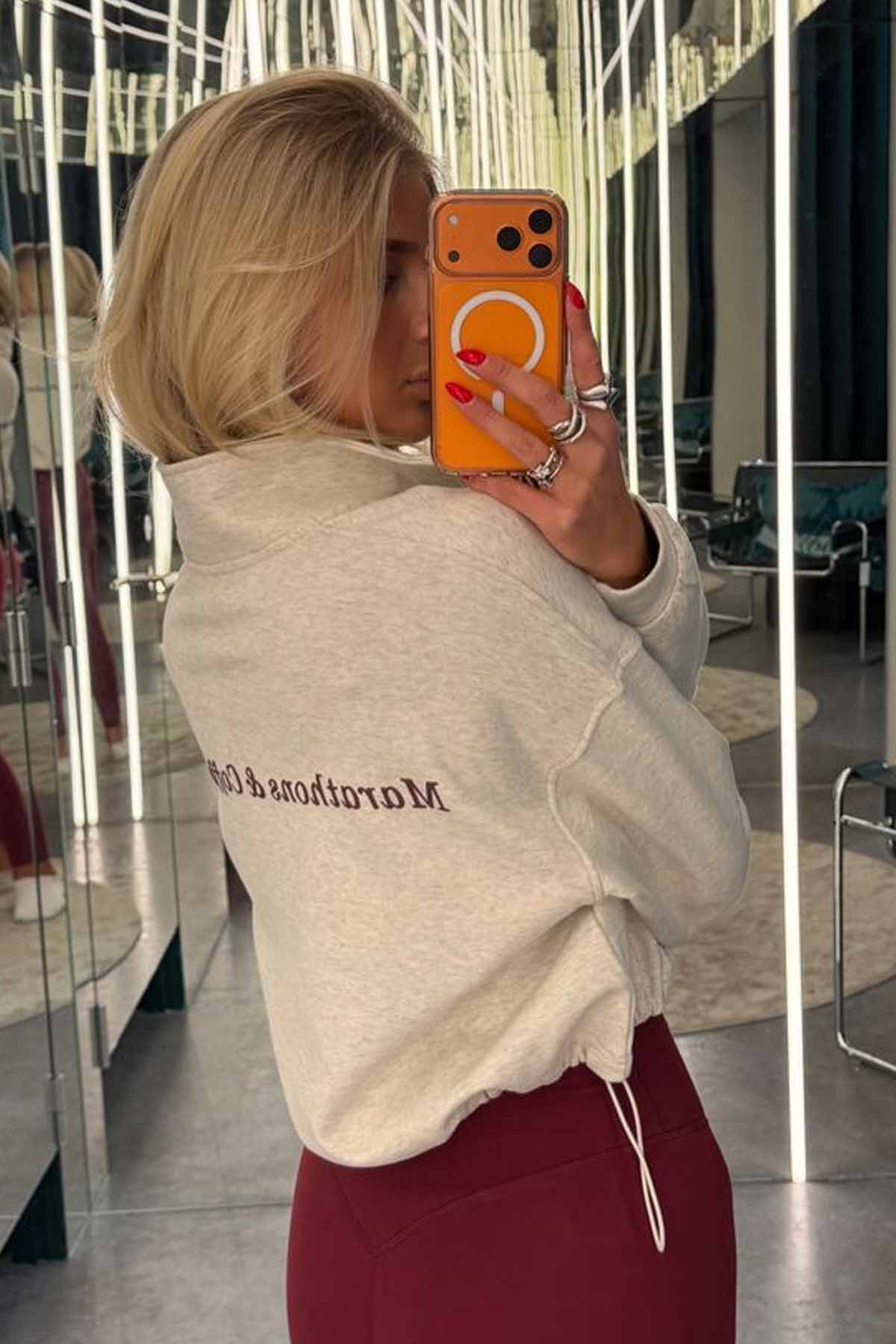 Cropped Half-Zip - Image 4