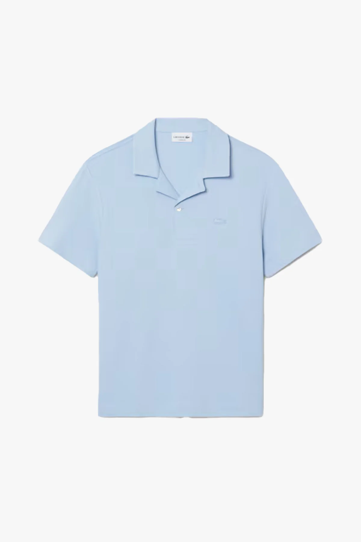 CLASSIC FIT TEXTURED JERSEY OPEN NECK POLO - Image 2