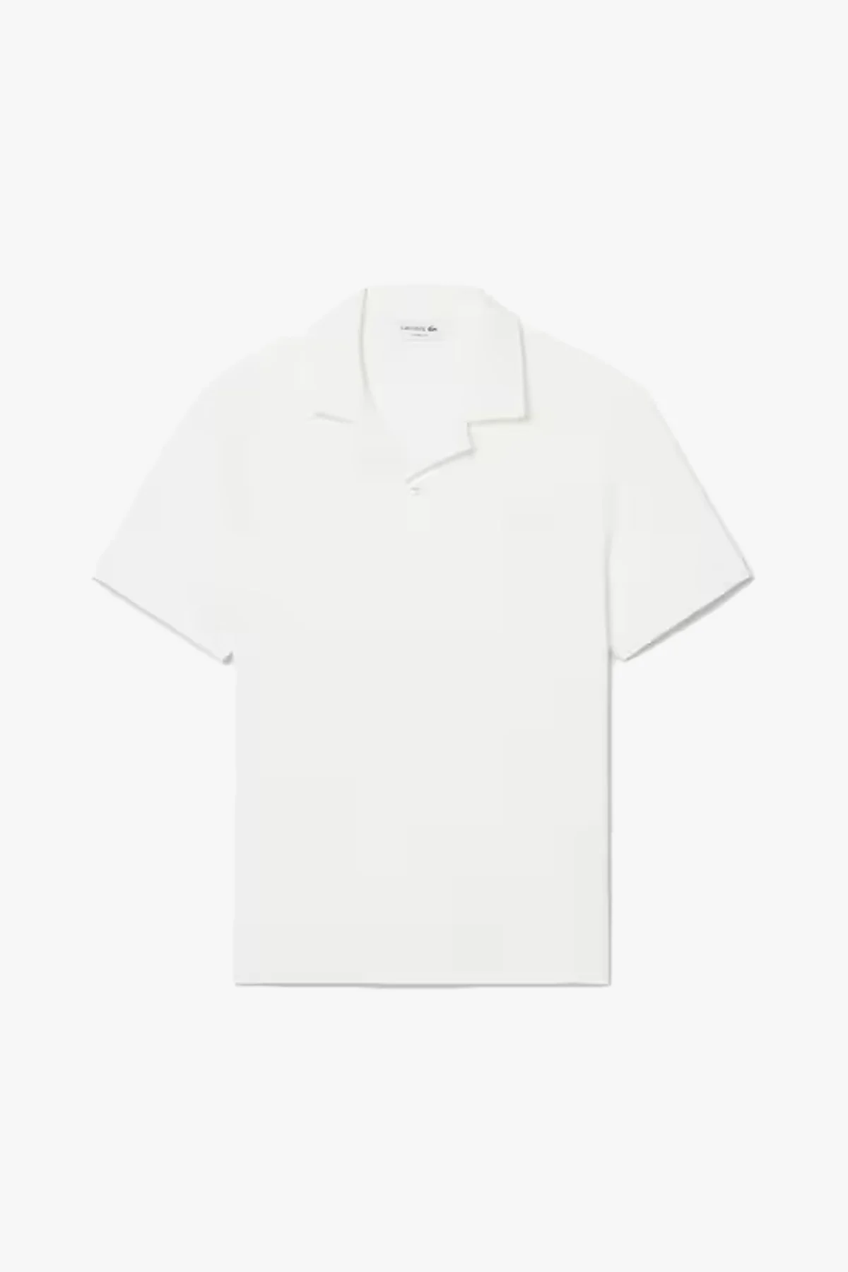 CLASSIC FIT TEXTURED JERSEY OPEN NECK POLO - Image 2