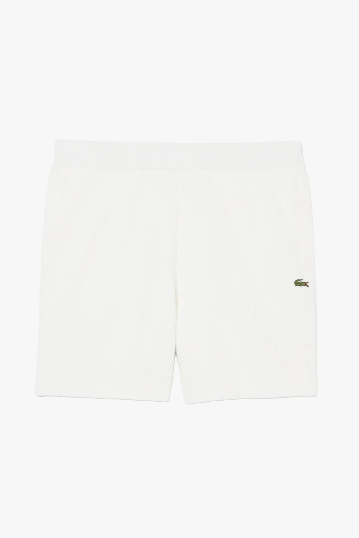 RELAXED FIT COTTON BLEND BOUCLÉ KNIT SHORTS