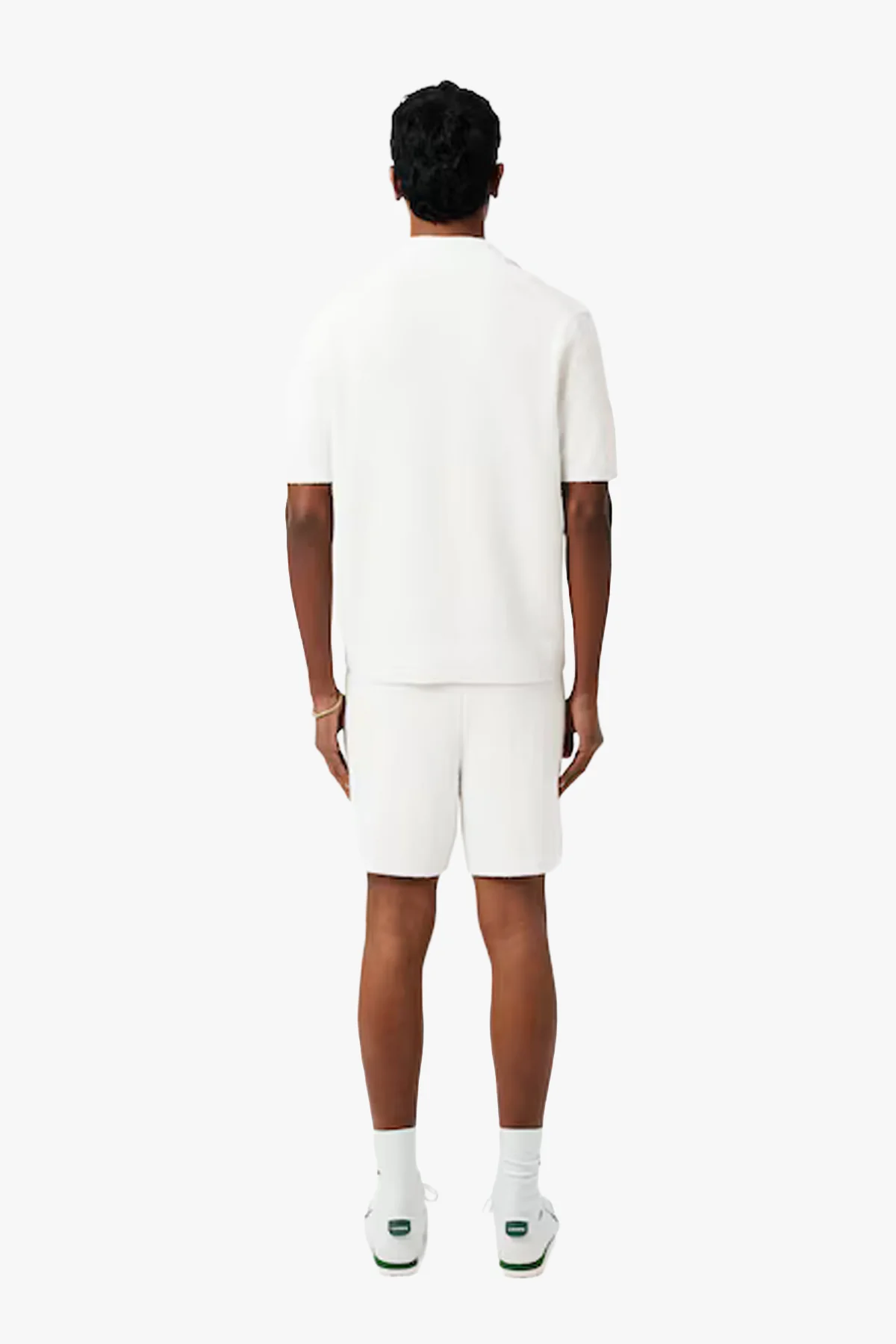 RELAXED FIT COTTON BLEND BOUCLÉ KNIT SHORTS - Image 3